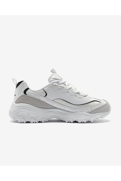 SKECHERS D'Lites - New Heat Women's White Sneakers 150231 Wbk