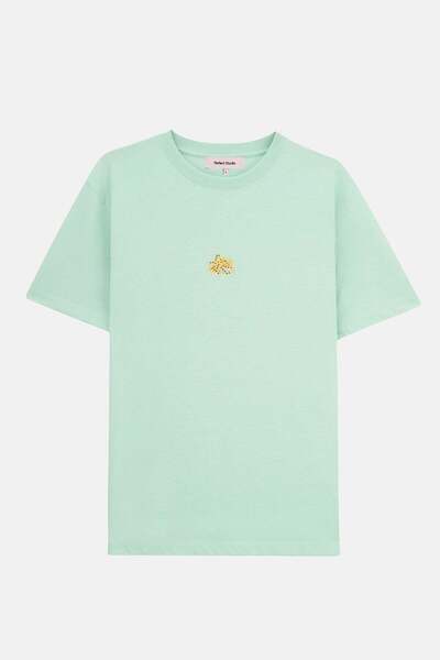 Reflect Studio Tricou ușor Octopus cu inel albastru - mentă