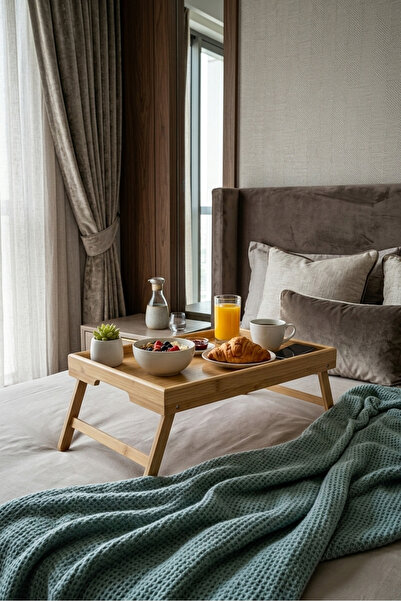 Rossel Premium Bamboo Folding Tray