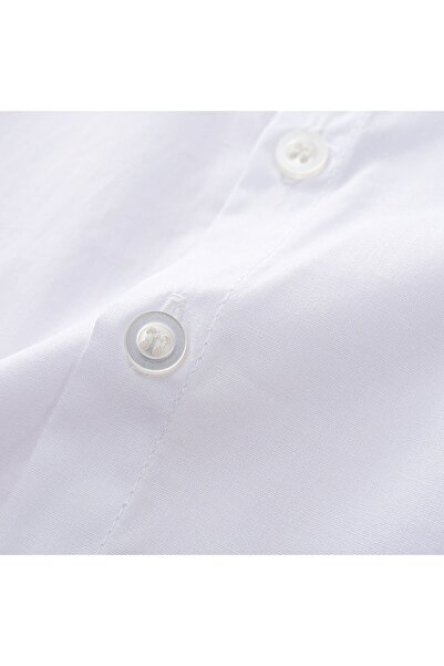 Kidohug Costum elegant baieti, Camasa alba, Pantaloni lungi cu bretale detasabile si papion