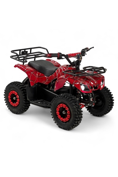 ALBADER 36V Kids Electric ATV Quad Bike, Spider Style Ride On, Air Tires, 3 S...