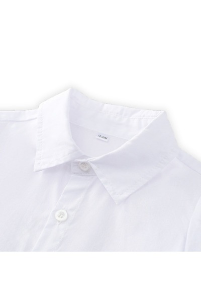 Kidohug Costum elegant baieti, Kidohug, 4 piese: Camasa alba, Pantaloni lungi, Vesta, Papion