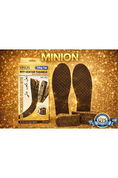 Minion 7 Cm Hava Yastıklı Boy Uzatıcı Kesilebilir Tabanlık Tamboy 36-44