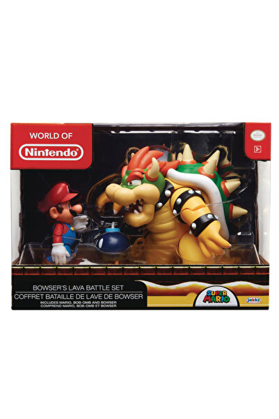 Super mario Set Diorama Figurină Mario vs. Bowser