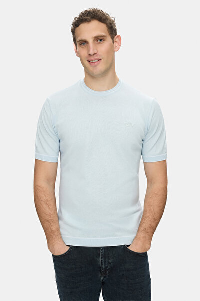 UCLA Ανδρικό T-shirt Fared με κέντημα και στρογγυλή λαιμόκοψη σε κανονική γραμμή