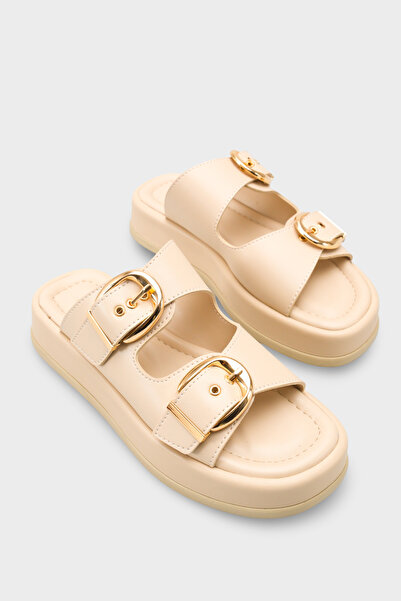 Capone Outfitters Papuci de damă Vivien cu toc pană și cataramă dublă cu bretele