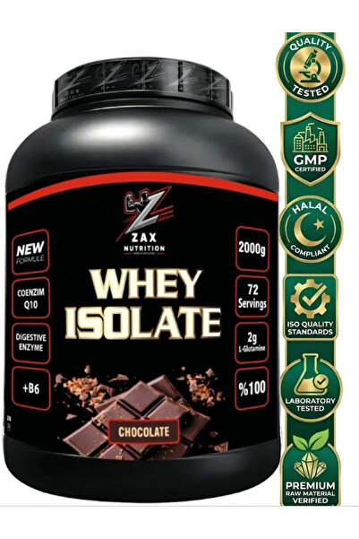 zax nutrition بروتين مصل اللبن المعزول بنكهة الشوكولاتة 2000 جرام+