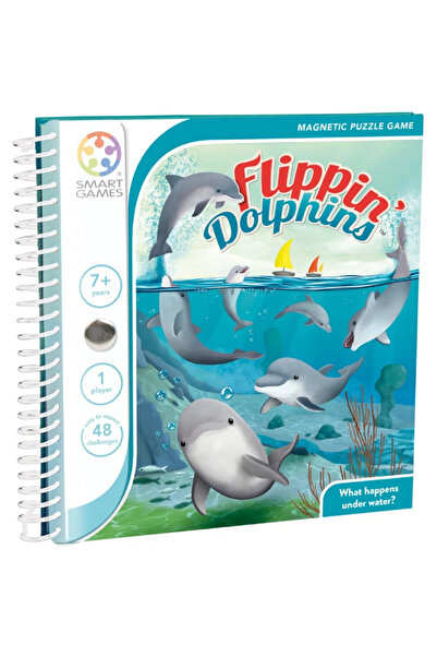 Smart Games SmartGames Jucărie Magnetică de Călătorie Flippin Dolphins (Nordi...