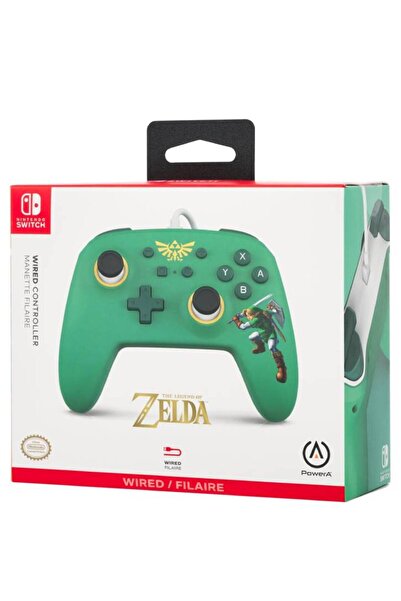 Powera Controler cu fir Hyrule Defender - Nintendo Switch