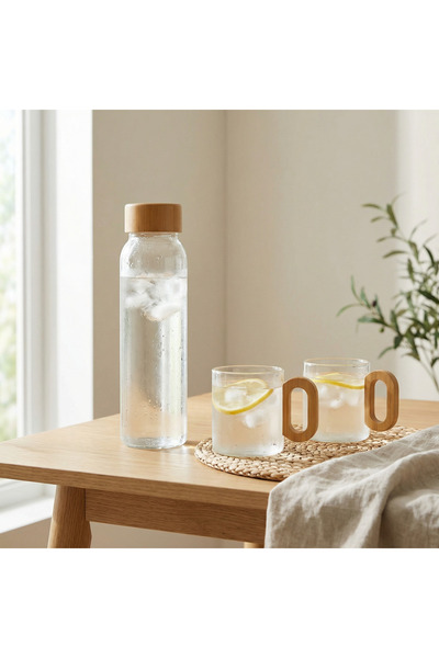 Bood Design Bambu Cam Matara Seti