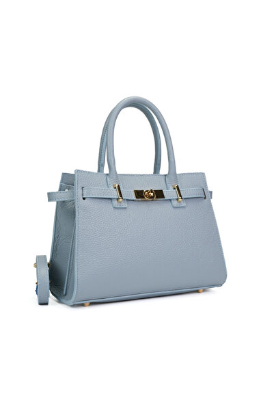 Posete Fagaras Poseta Piele Louise - Bleu, Geanta Office din Piele Naturala, ...