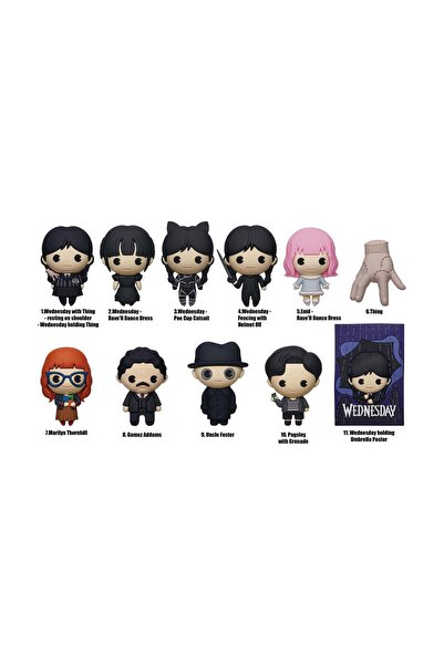 MonoGram Wednesday S2 3D Κλιπς Τσάντας από Αφρό Τυχαία (33055)