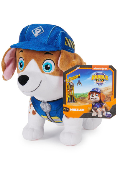 Spin Masters Patrula Cățelușilor Rubble Crew - Pluș de pluș Wheeler (20147385)