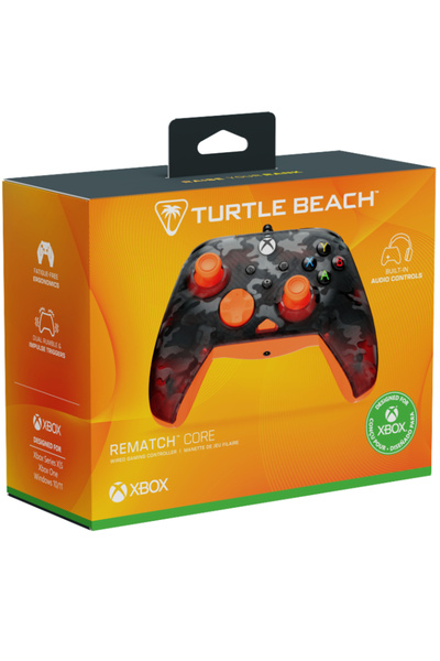 Turtle Beach Rematchtm Core Ghost Black Camo/Portocaliu - Xbox Series X