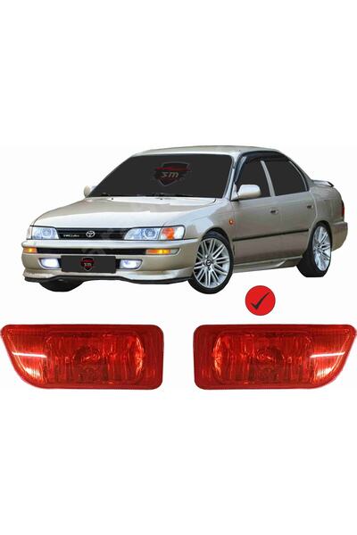 Sm Motors Toyota Corolla Efsane Kasa Sis Farı Kırmızı TYC00490454886