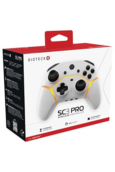 GIOTECK Controller fara fir SC3 PRO Alb - NSW