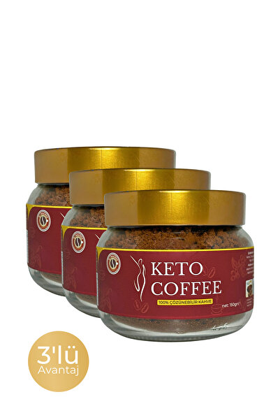 Bonacres Keto Coffee Keto Kahve Avantaj 3lü Paket 3x150gr (YENİ PAKET)