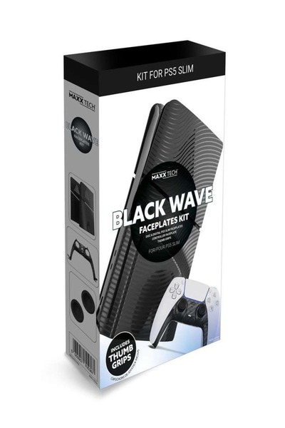 MaxxTech Placă frontală Maxx Tech Slim + placă frontală controler Black Wave ...