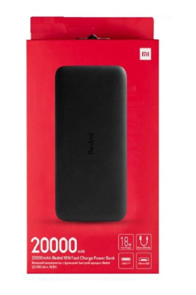Xiaomi Acumulator Extern Redmi 20000 mAh Fast Charge Negru