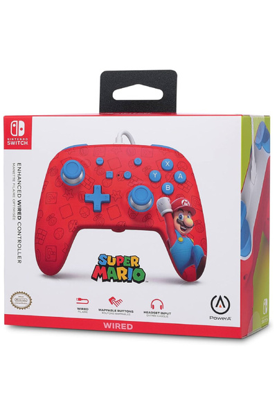 Powera Controler cu fără sârmă îmbunătățit Woo Hoo Mario - NSW