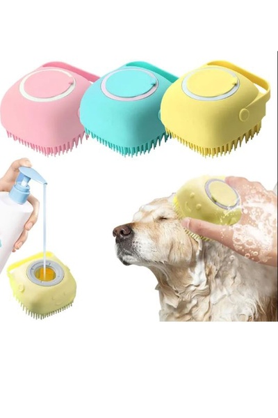 MirtaButik Aveo 1 Adet Şampuan Hazneli Kedi Köpek Yıkama Kesesi