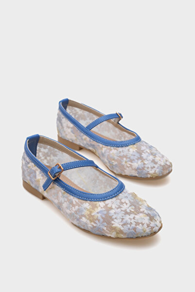 Capone Outfitters Balerini casual pentru femei, cu cataramă Gabey, cu model f...