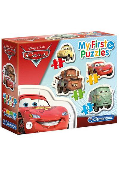 CLEMENTONI Puzzle Primul meu puzzle 3-6-9-12 piese Disney Cars (20804)