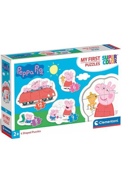 CLEMENTONI Primul meu puzzle 3-6-9-12 piese Peppa Pig (20829)
