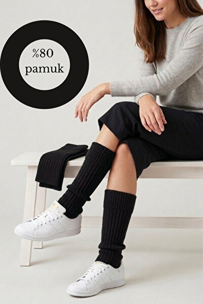 mrm pro Tozluk Kadın Siyah Triko Mevsimlik Bilek Sıkılaştırıcı Özellikli 1-Çift