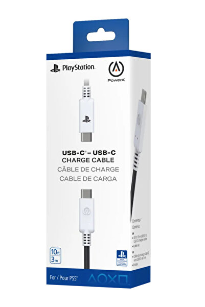 Powera Cablu de încărcare USB-C la USB-C 3M - Playstation 5