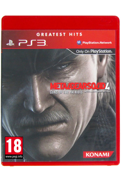 KONAMI Metal Gear Solid 4 Guns of the Patriots (Cele mai mari hituri) - PS3