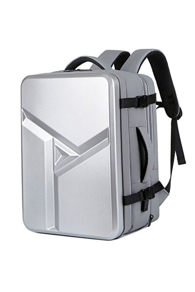 Arabest حقيبة ظهر صلبة للكمبيوتر المحمول، مزودة بشاحن محمول، وطبقة مقاومة للم...