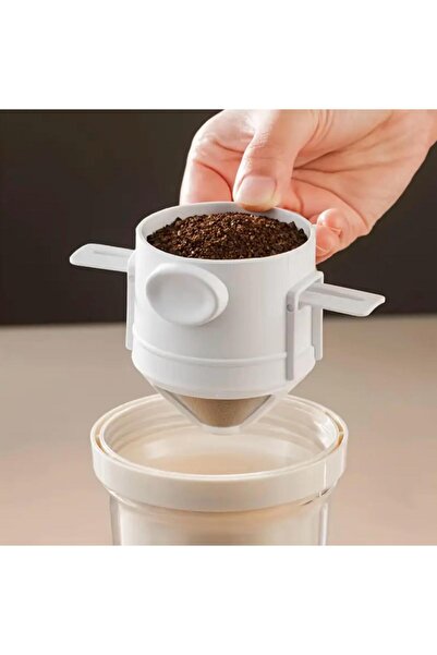 ZUMRANKA Taşınabilir Paslanmaz Çelik Kahve Demleme Aparatı - Filtre Kahve İçi...