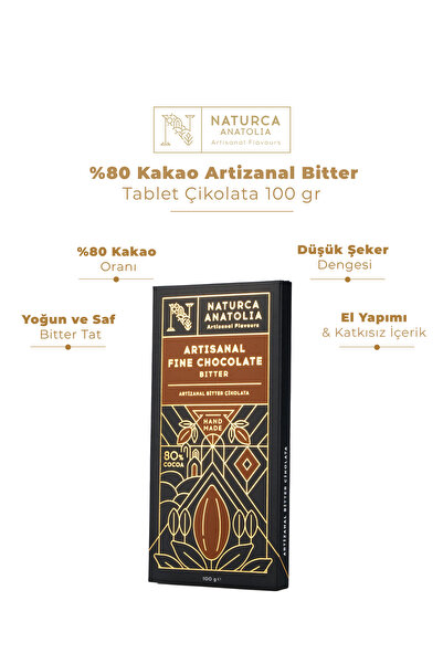 NATURCA ANATOLIA Naturca Bitter Tablet Çikolata 100g