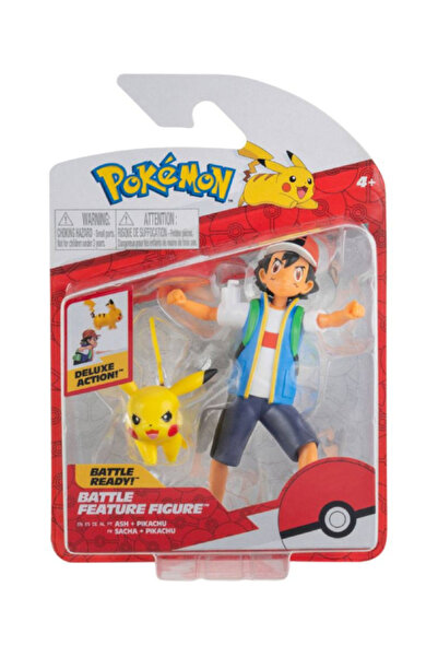 Pokémon Figurină Pokemon Battle Ash și Pikachu W10 (PKW2473)