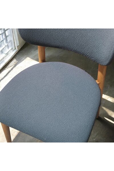 zerif home “Bohem Esnek Lastikli Sandalye Kılıfı Likralı Jakarlı Yıkanabilir ...