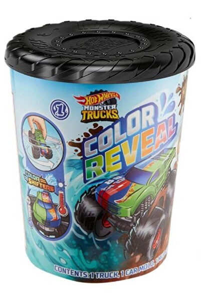 HOT WHEELS Dezvăluire culori vehicul Monster Trucks (aleatoriu) (HJF39)