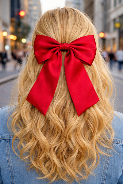 Modex Αυτόματο κλιπ μαλλιών Red Bow