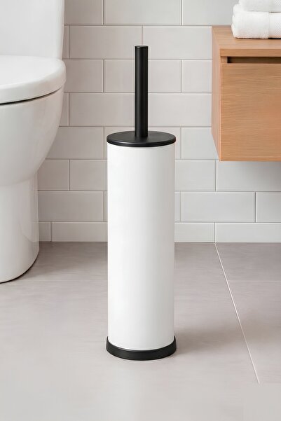 Sas Haus Perie de toaletă metalică - Set modern de perii pentru toaletă pentr...