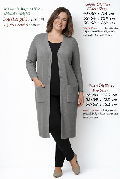 Laden ملابس تريكو نسائية قماش مجدّل مقاس كبير قماش قابل للتمدد سترة سميكة طوي...