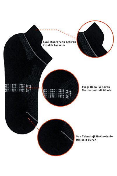 DAYCO Premium Seamless Bamboo Super Booties Socks with Ears