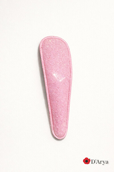 Darya Dd454 Dark Pink Pink Glitter Shiny Girls' Hair Clip K- Beauty