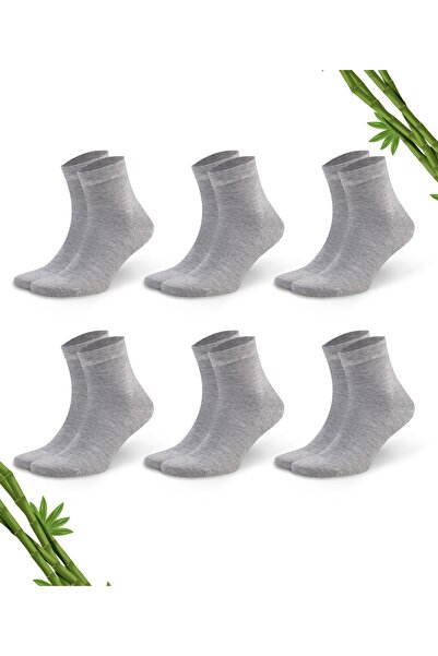 DAYCO Premium letnje grimelange boje Bez šavova muške Bambus polučarape set od 6