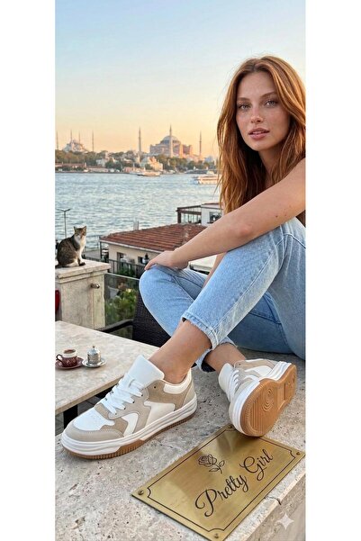 Pretty Girl Pantofi de damă în stil bej, pantofi de mers zilnic (înălțimea că...