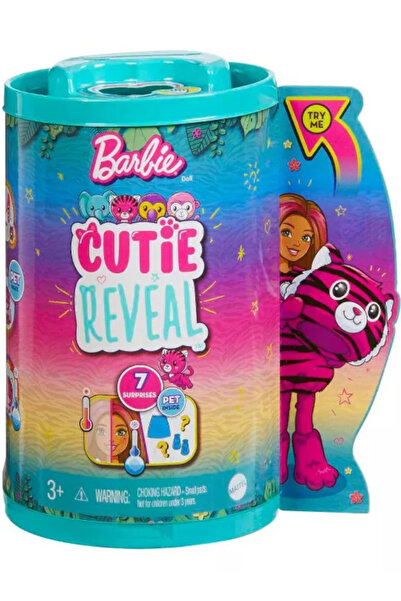 Barbie Papusa Chelsea Cutie Reveal Jungle Series Tiger (HKR15)