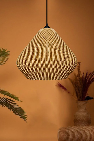 decory Gruis Koyu Hasır Renk Mesh Yüzey Avize Pinterest TarzıTekli Sarkıt Avi...