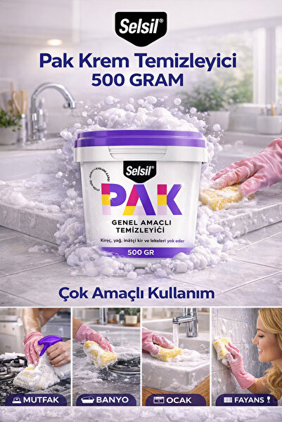 Selsil PAK Genel Amaçlı Mucize Temizleyici Krem 6'lı 500 gr