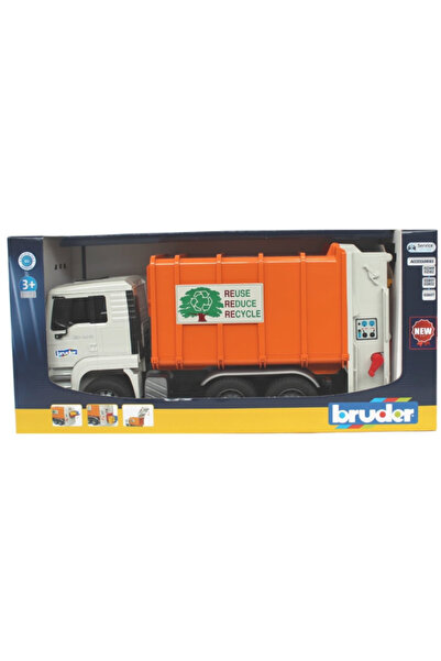 Bruder Camion de gunoi MAN TGA cu încărcare spate (02772)