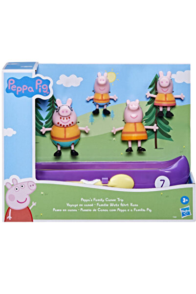 Hasbro Peppa Purcelușa Excursia cu Canoea în Familie a Peppei (F3660)