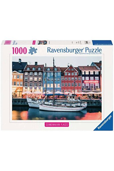 RAVENSBURGER Puzzle scandinav Copenhaga Danemarca 1000p (12000111)